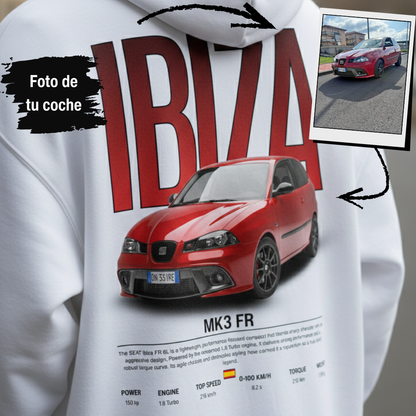 Sudadera personalizada con su coche