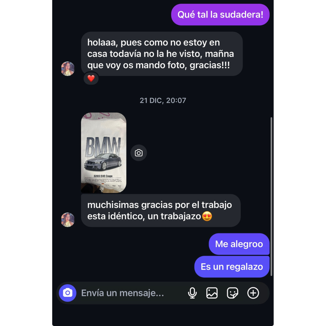 Sudadera personalizada con su coche