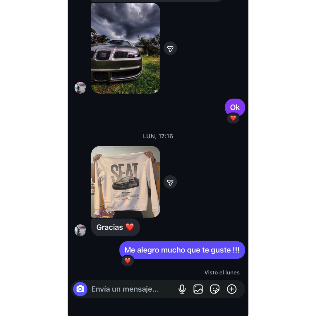 Sudadera personalizada con su coche