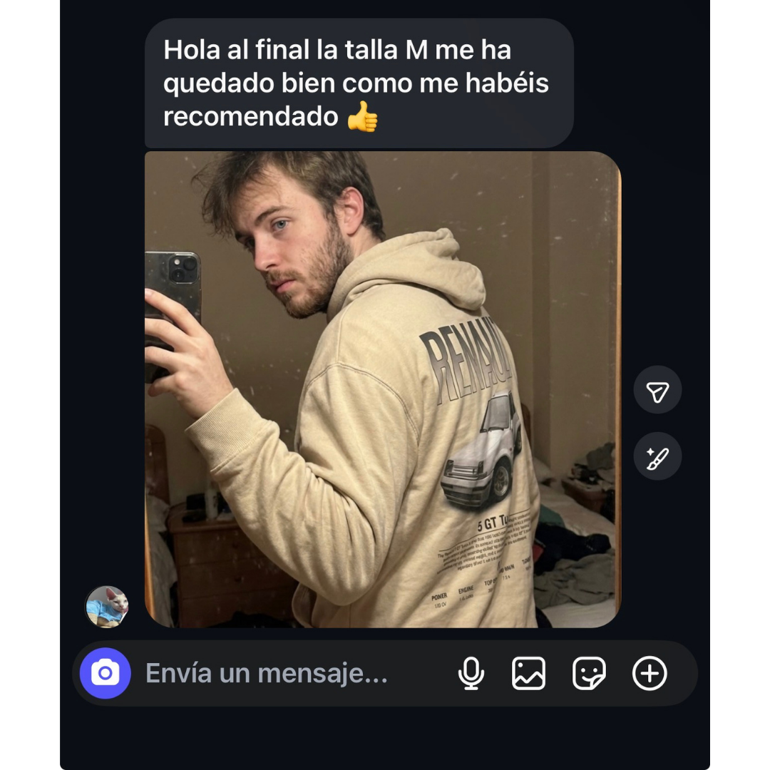 Sudadera personalizada con su coche